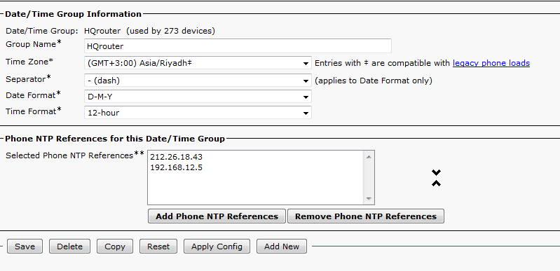 Solved Time Not Syncing On Ip Phone 8941 Cisco Community